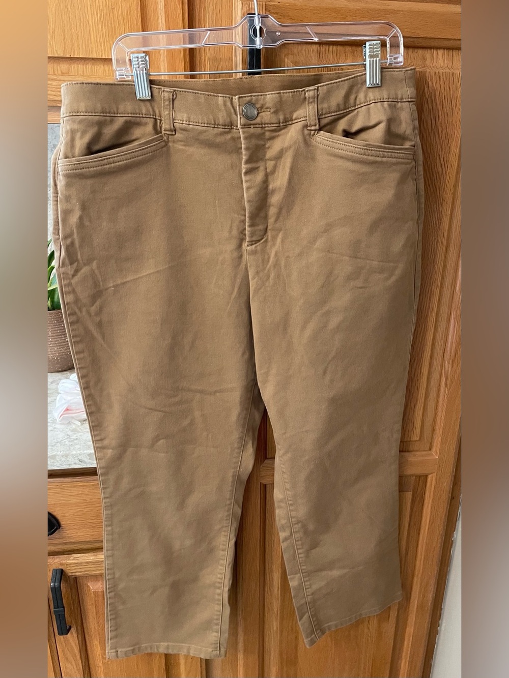Christopher & Banks Straight-Leg Jeans in Camel Brown